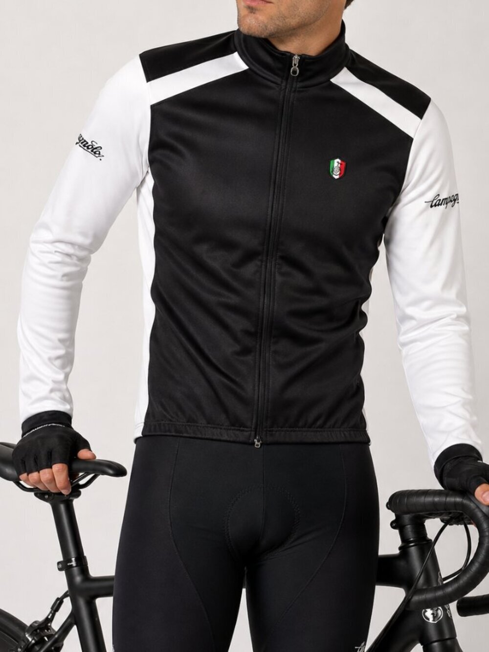 CAMPAGNOLO Heritage Classic Long Sleeve Full Zip Cycling Jersey Shirt XL